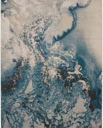 Nourison tapijt Maxell MAE08 IVTL IVORY TEAL 8x11 099446880239