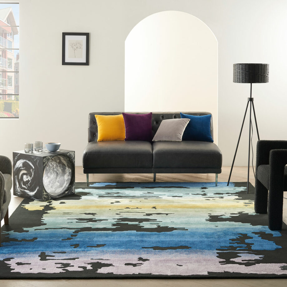 Nourison tapijt Prismatic PRS23 BKMTC BLACK MULTICOLOR 8X10 099446862488 interior 3