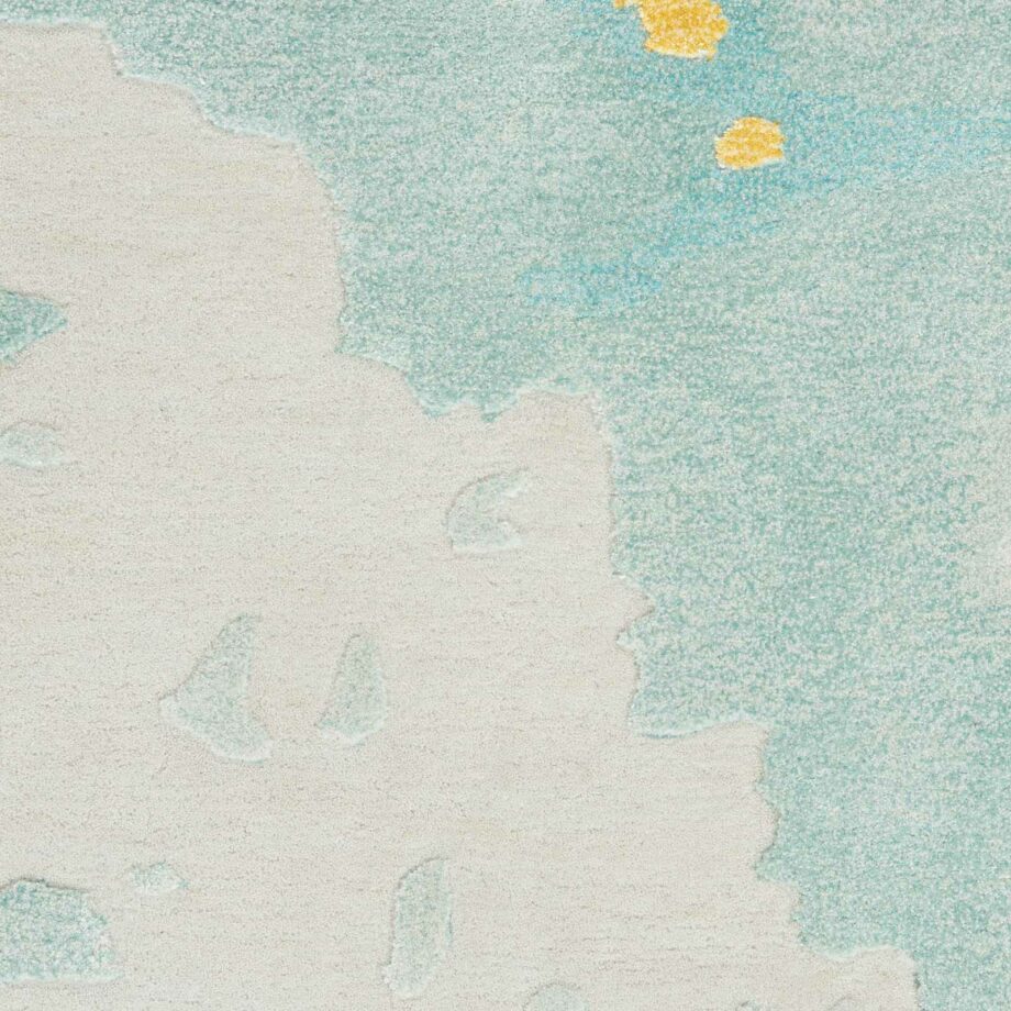 Nourison tapijt Prismatic PRS26 SFMGD SEAFOAM GOLD 8X10 099446889683 swatch