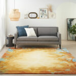 Nourison tapijt Prismatic PRS29 GLDMT GOLD MULTICOLOR 8x10 099446891914 interior 3