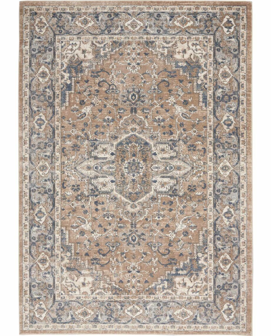 Nourison tapijt Quarry QUA05 BGEGY BEIGE GREY 5x7 099446746283