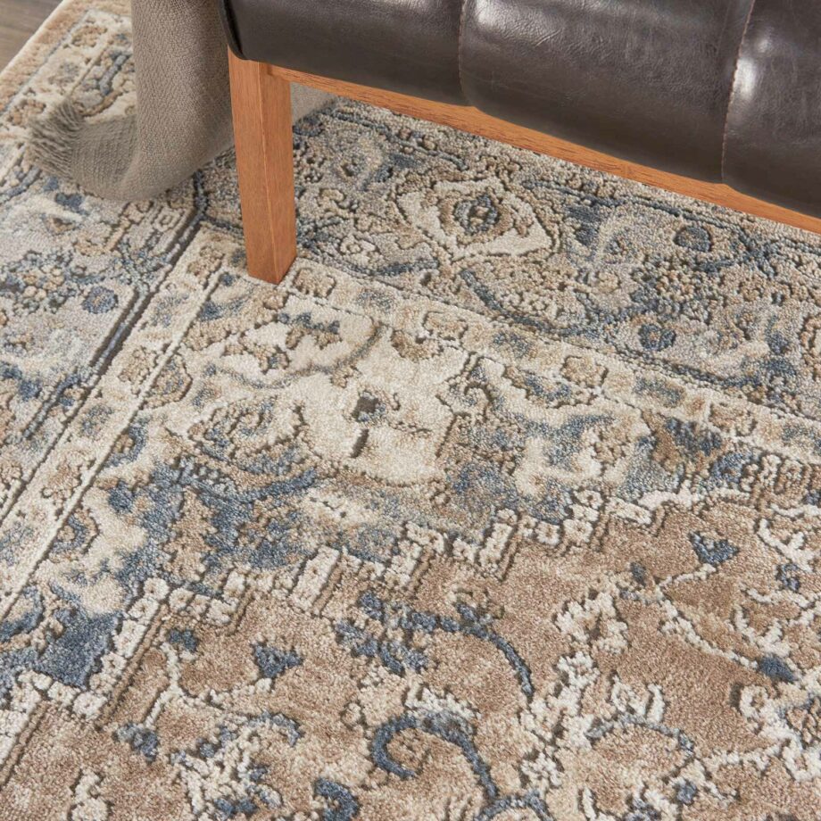 Nourison tapijt Quarry QUA05 BGEGY BEIGE GREY 5x7 099446746283 interior 2