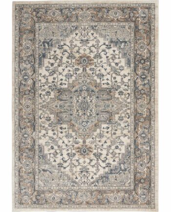 Nourison tapijt Quarry QUA05 IVGRY IVORY GREY 5x7 099446746276