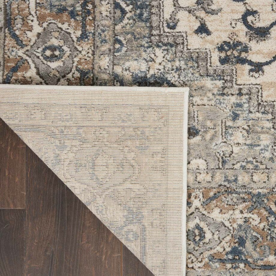 Nourison tapijt Quarry QUA05 IVGRY IVORY GREY 5x7 099446746276 CRB