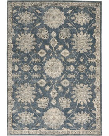 Nourison tapijt Quarry QUA06 BLBGE BLUE BEIGE 5x7 099446746290