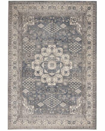 Nourison tapijt Quarry QUA07 GRYIV GREY IVORY 5x7 099446746306