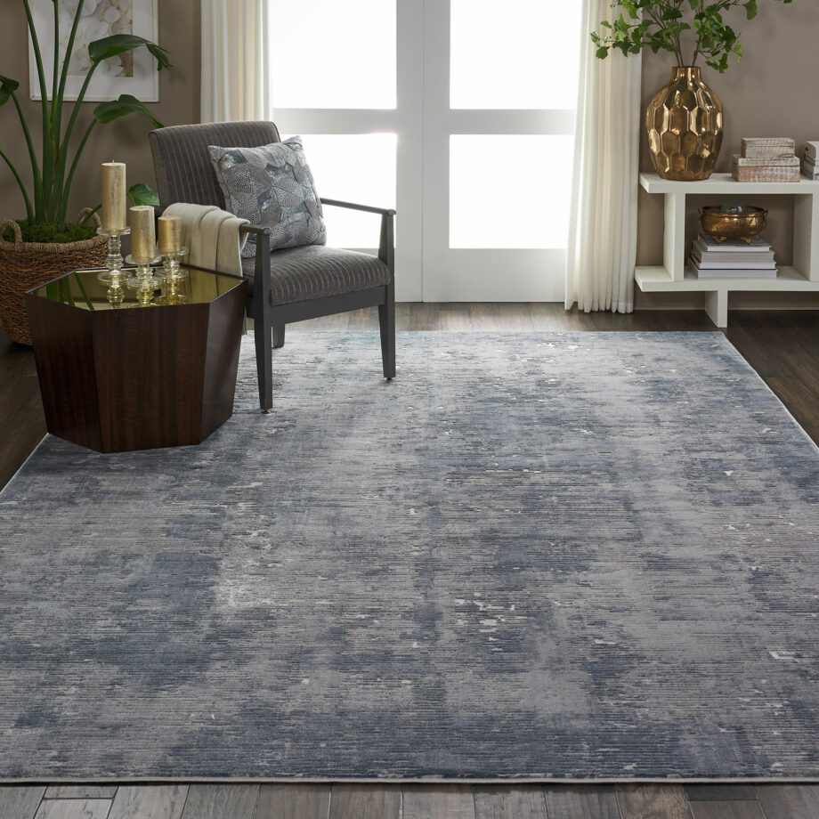 Nourison tapijt Rustic Textures RUS05 GREY 8x11 099446462145 interior 2 C
