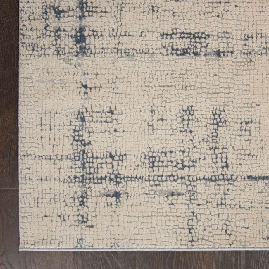 Nourison tapijt Rustic Textures RUS06 IVBLU IVORY BLUE 5X7 09944647633 CR C