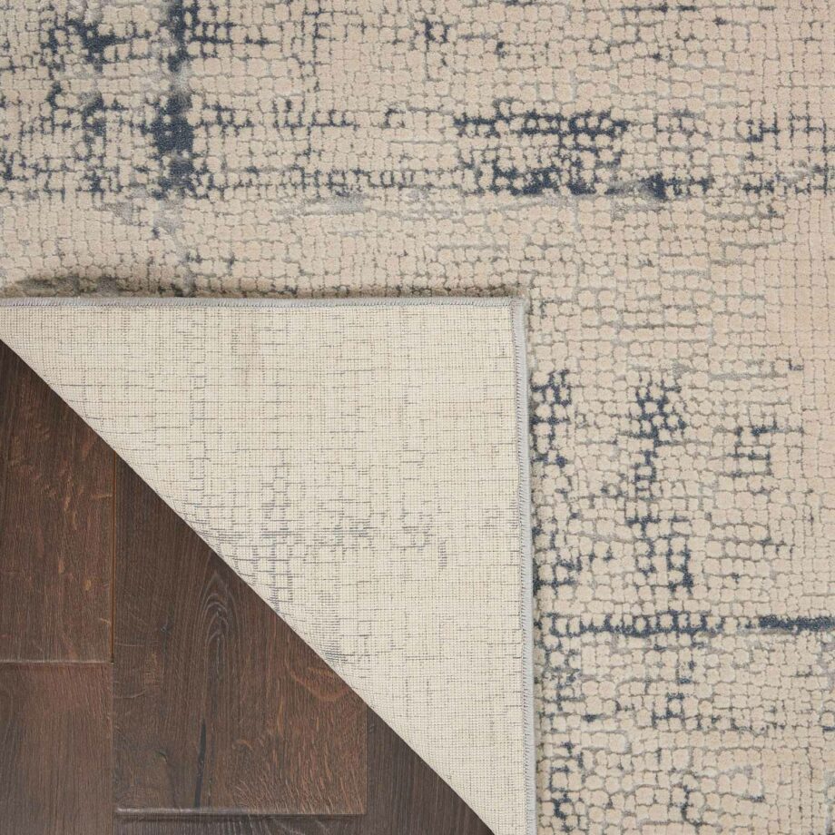Nourison tapijt Rustic Textures RUS06 IVBLU IVORY BLUE 5X7 09944647633 CRB C