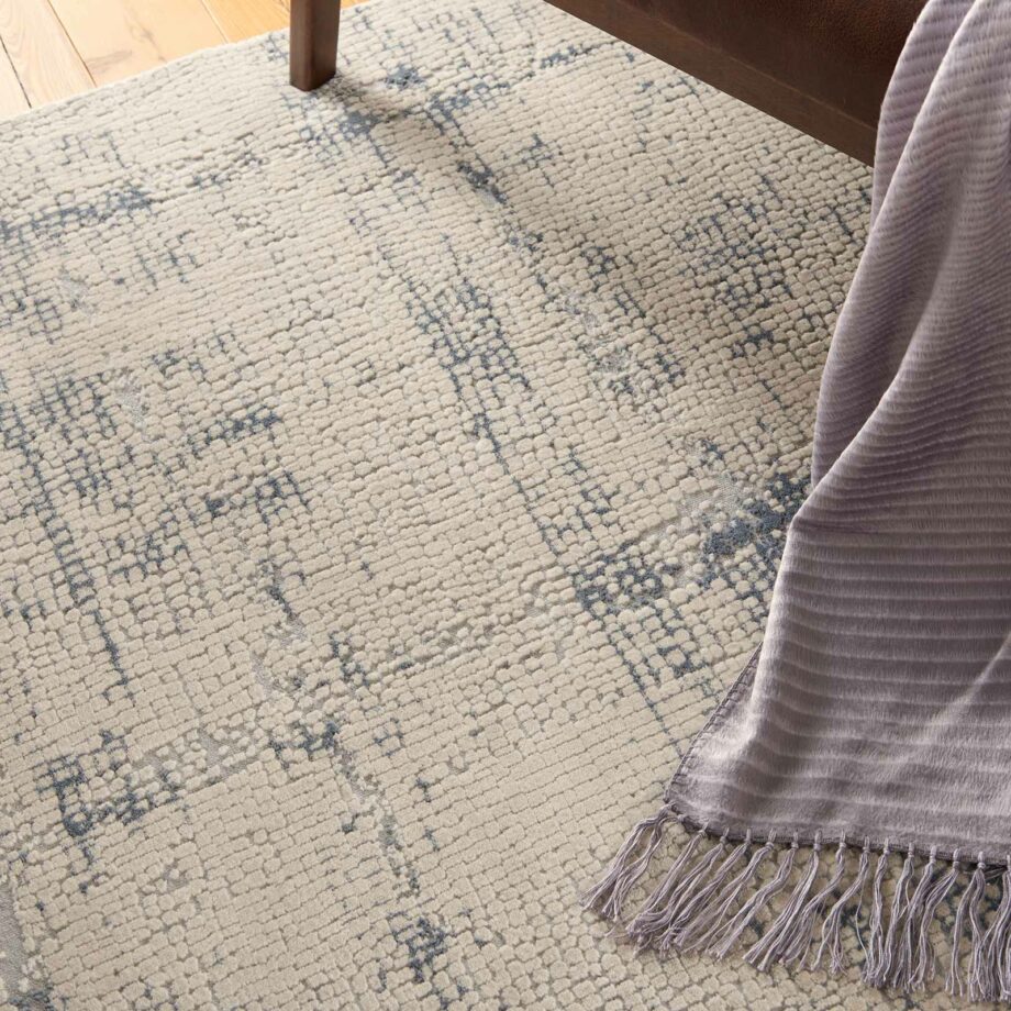 Nourison tapijt Rustic Textures RUS06 IVBLU IVORY BLUE 5X7 09944647633 interior 2 C