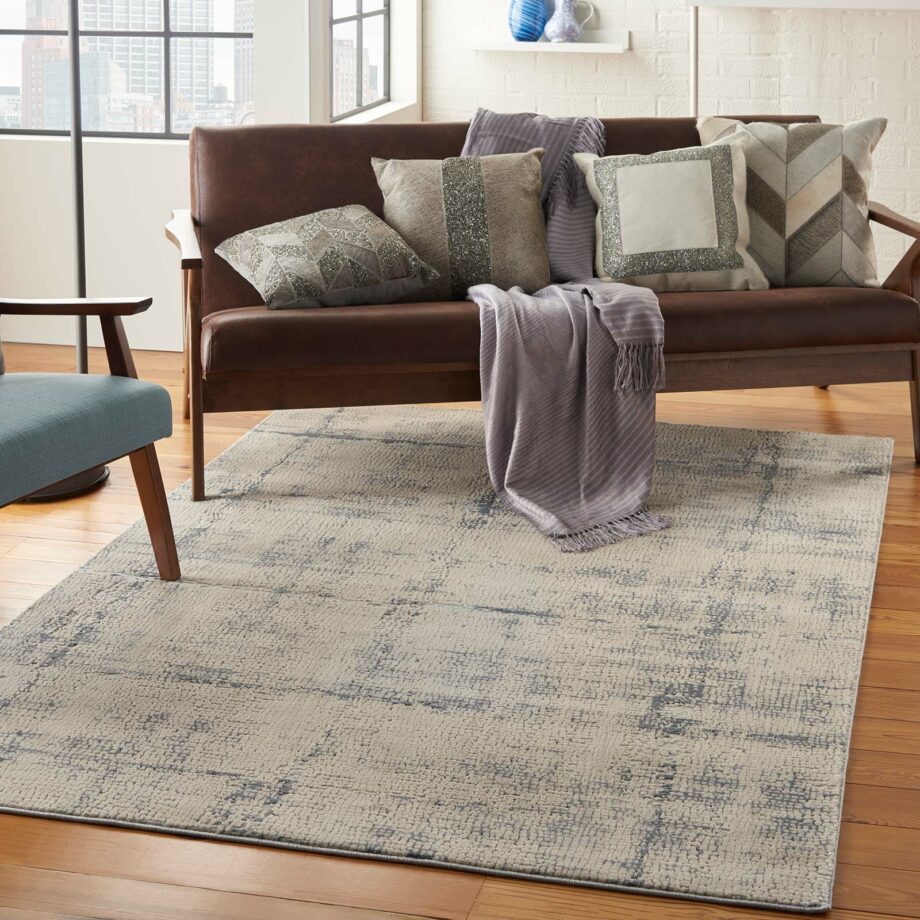 Nourison tapijt Rustic Textures RUS06 IVBLU IVORY BLUE 5X7 09944647633 interior 3 C
