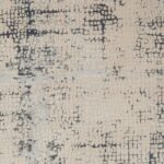 Nourison tapijt Rustic Textures RUS06 IVBLU IVORY BLUE 8XRND 099446835970 swatch