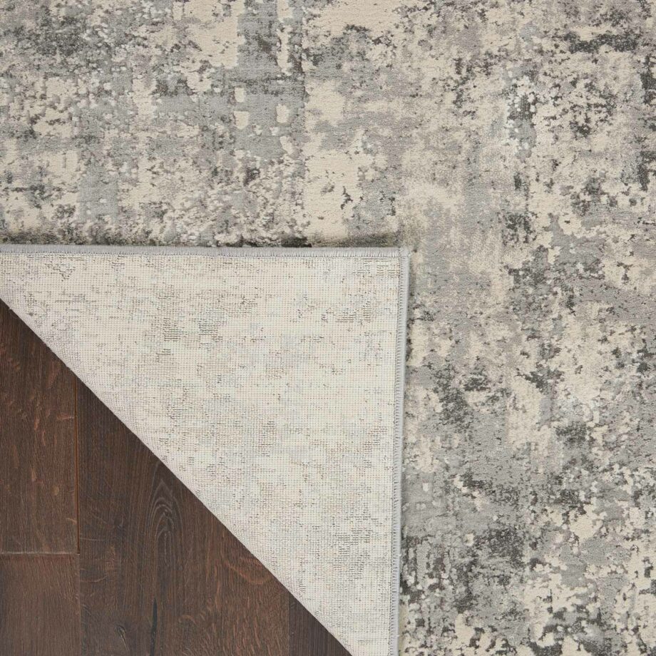 Nourison tapijt Rustic Textures RUS07 GRYBG GREY BEIGE 5X7 099446495952 CRB C