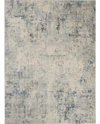 Nourison tapijt Rustic Textures RUS07 IVGRB IVORY GREY BLUE 8x11 099446496300