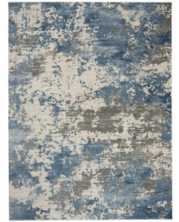 Nourison tapijt Rustic Textures RUS08 GRYBL GREY BLUE 8x11 099446496362