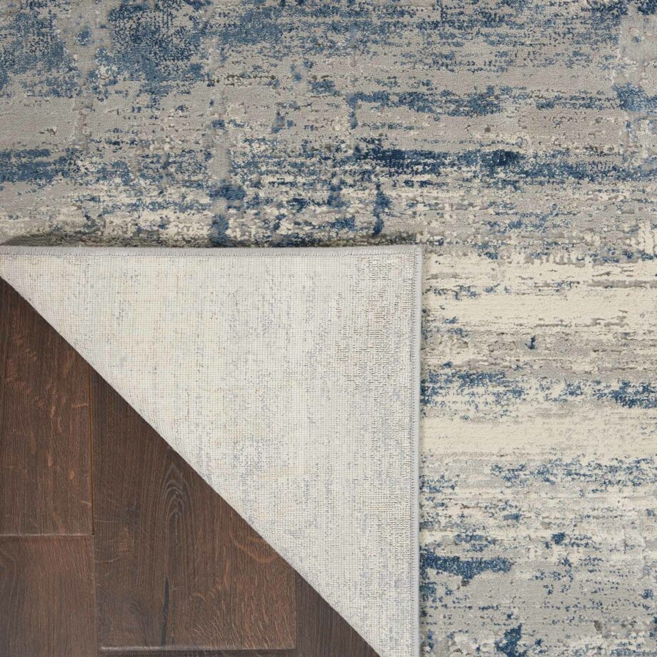 Nourison tapijt Rustic Textures RUS10 IVBLU IVORY BLUE 5X7 099446496096 CRB C