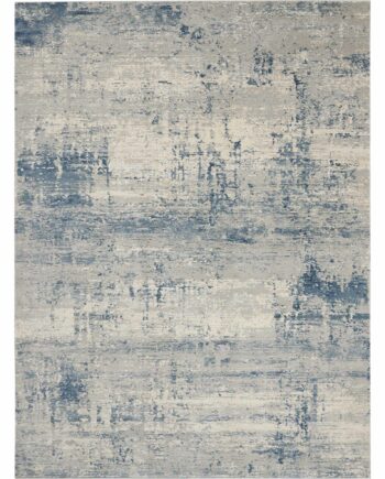 Nourison tapijt Rustic Textures RUS10 IVBLU IVORY BLUE 8x11 099446496508