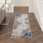 Nourison tapijt Rustic Textures RUS13 GRYBL GREY BLUE 2x8 099446799159 interior 1