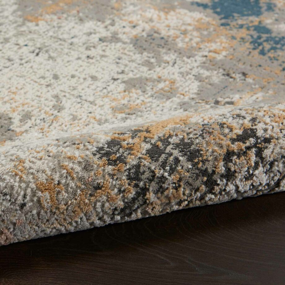 Nourison tapijt Rustic Textures RUS13 GRYBL GREY BLUE 5X7 099446799197 TX01