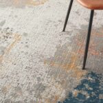 Nourison tapijt Rustic Textures RUS13 GRYBL GREY BLUE 5X7 099446799197 interior 2