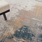 Nourison tapijt Rustic Textures RUS13 GRYBL GREY BLUE 8XRND 099446836083 interior 2