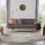 Nourison tapijt Rustic Textures RUS13 GRYBL GREY BLUE 8XRND 099446836083 interior 3