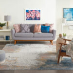 Nourison tapijt Rustic Textures RUS13 GRYBL GREY BLUE 8x11 099446799210 interior 3
