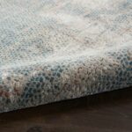 Nourison tapijt Rustic Textures RUS15 LGYBL LIGHT GREY BLUE 5X7 099446799487 TX01