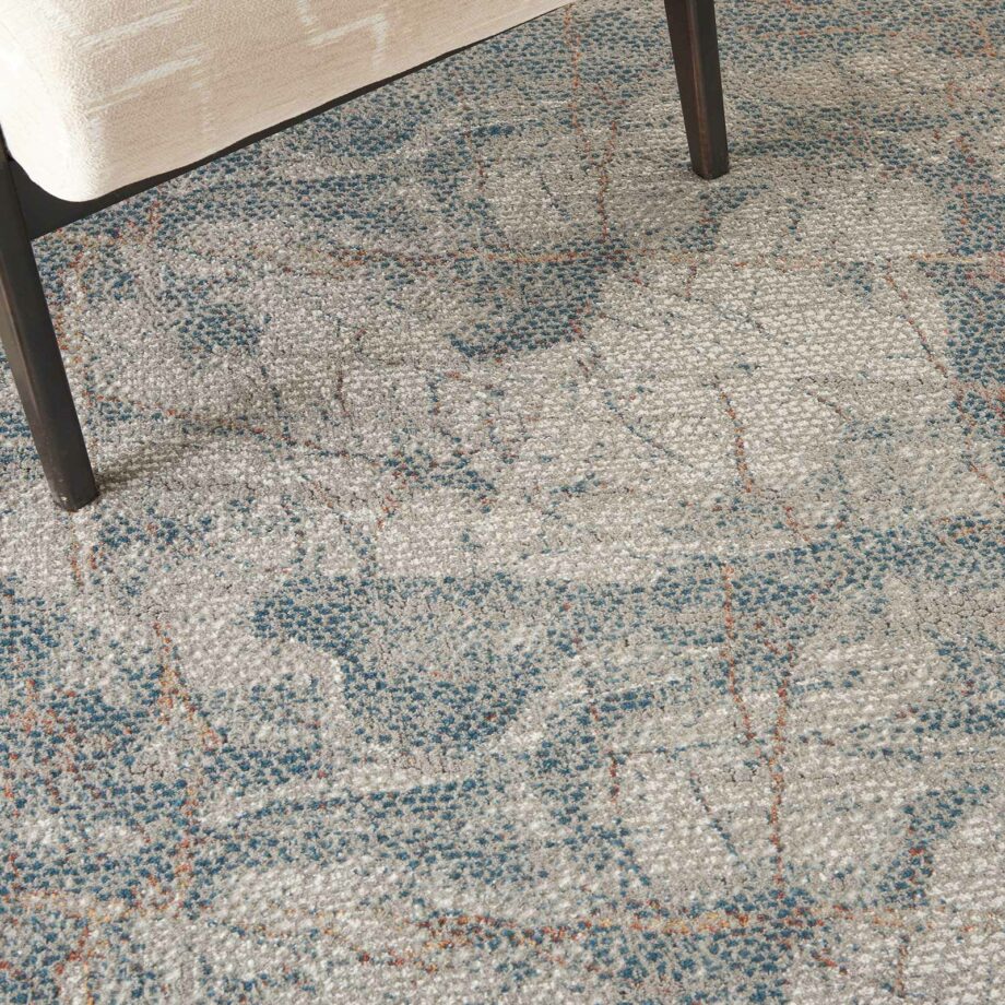 Nourison tapijt Rustic Textures RUS15 LGYBL LIGHT GREY BLUE 5X7 099446799487 interior 2