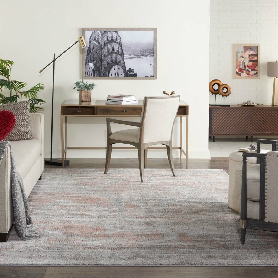 Nourison tapijt Rustic Textures RUS15 LGYRS LIGHT GREY RUST 8x11 099446799401 interior 3