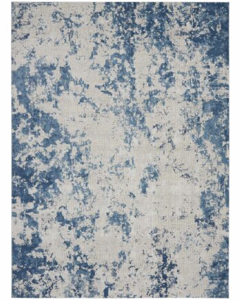 Nourison tapijt Rustic Textures RUS16 GRYBL GREY BLUE 8x11 099446799586