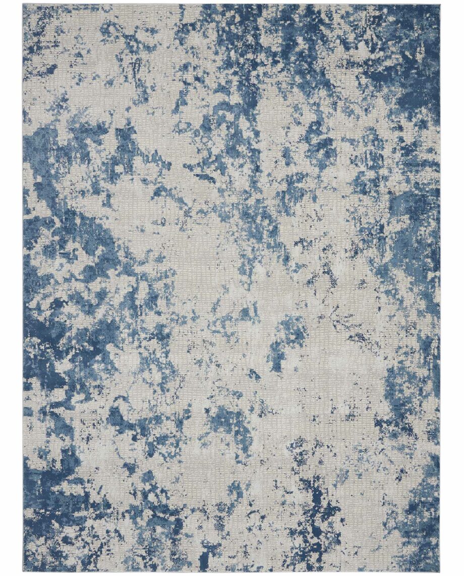 Nourison tapijt Rustic Textures RUS16 GRYBL GREY BLUE 8x11 099446799586
