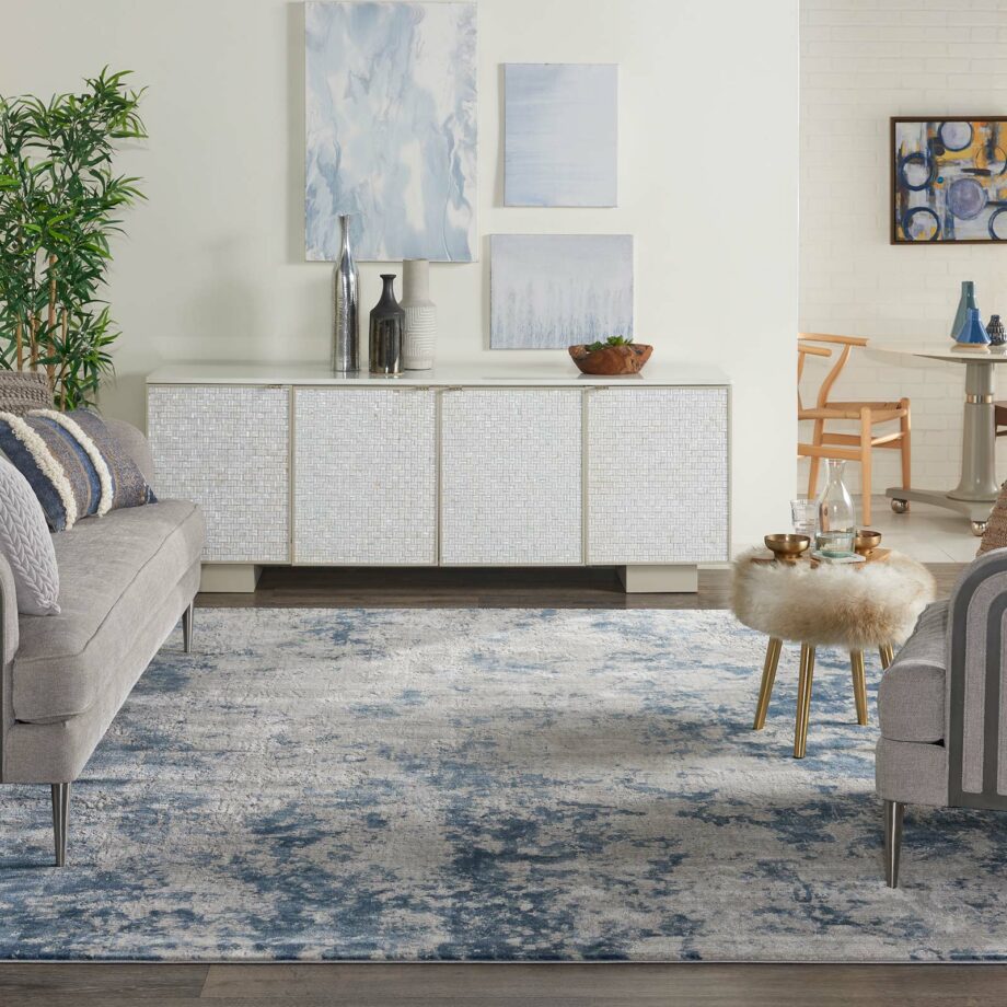 Nourison tapijt Rustic Textures RUS16 GRYBL GREY BLUE 8x11 099446799586 interior 3