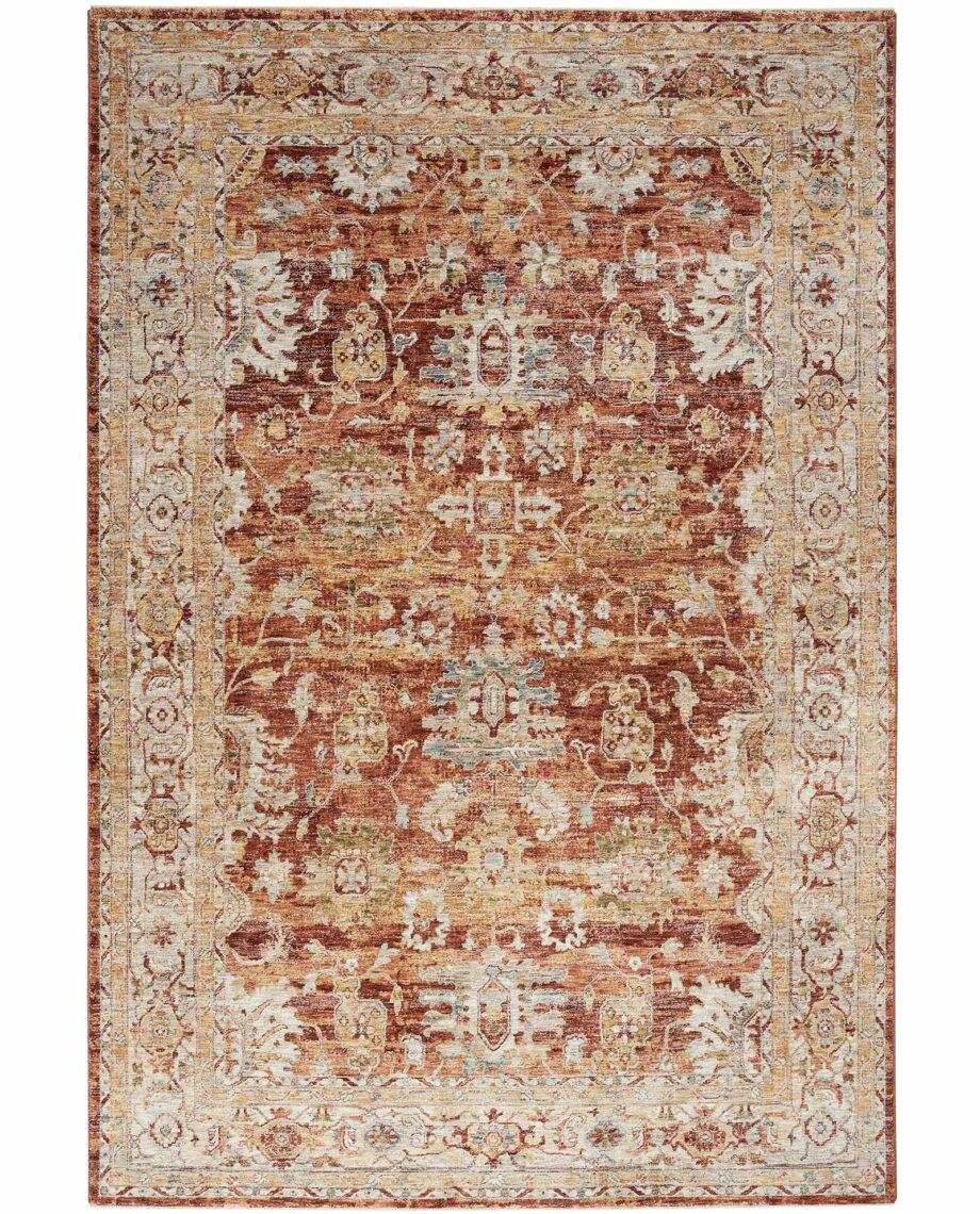 Nourison tapijt Sahar SHR02 RUST 8x10 099446025470