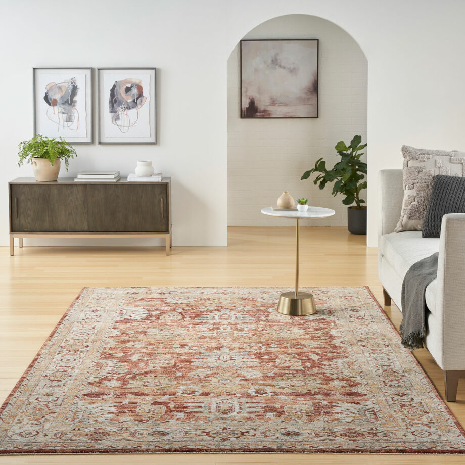 Nourison tapijt Sahar SHR02 RUST 8x10 099446025470 interior 3