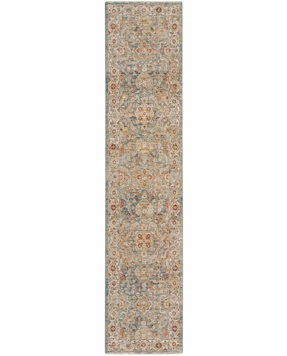 Nourison tapijt Sahar SHR03 BLUE 2x10 099446022684