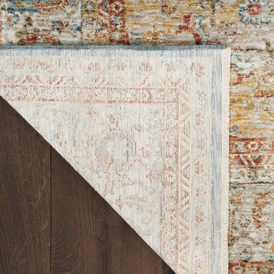 Nourison tapijt Sahar SHR06 IVBLU IVORY BLUE 5x8 099446166302 CRB