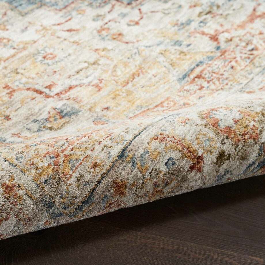 Nourison tapijt Sahar SHR06 IVBLU IVORY BLUE 5x8 099446166302 TX01
