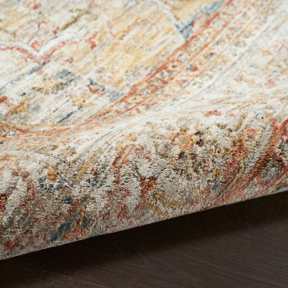 Nourison tapijt Sahar SHR06 IVRUS IVORY RUST 5x8 099446898753 TX01