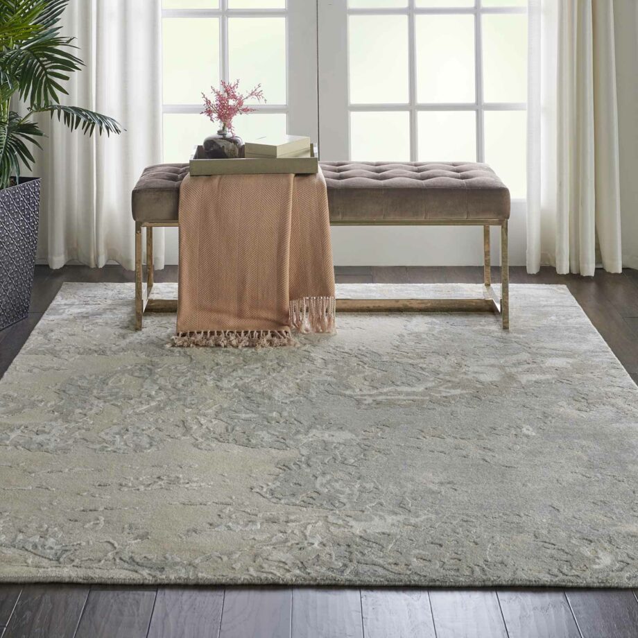 Nourison tapijt Silk Shadows SHA17 SAND 6X8 099446451026 interior 1 C