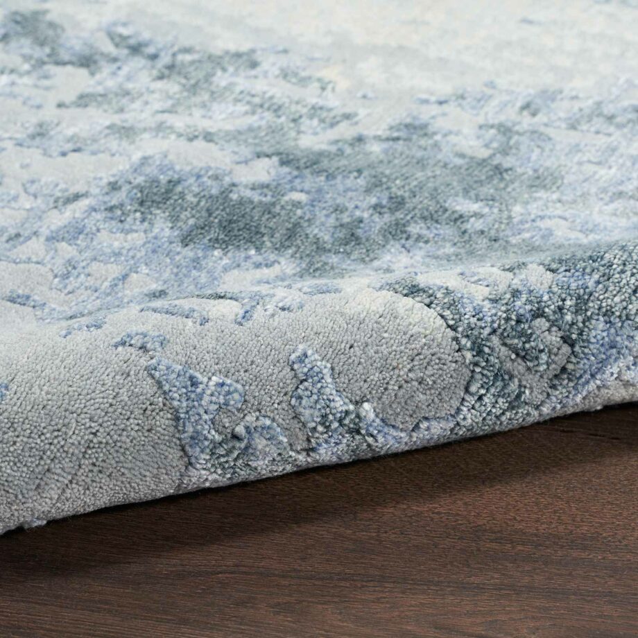Nourison tapijt Silk Shadows SHA21 BLUSK BLUE SKY 8X10 099446020628 TX01