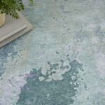 Nourison tapijt Silk Shadows SHA22 BLUGN BLUE GREEN 8X10 099446020659 interior 2