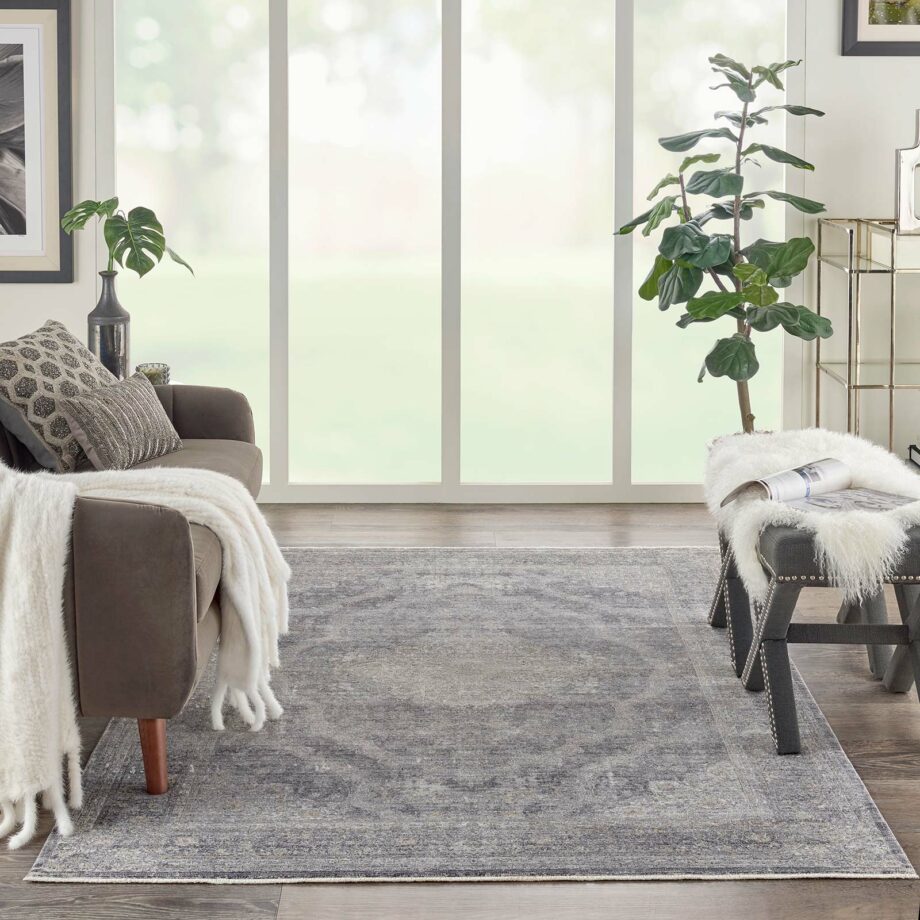 Nourison tapijt Starry Nights STN05 CHACM CHARCOAL CREAM 5x7 099446745576 interior 1 C