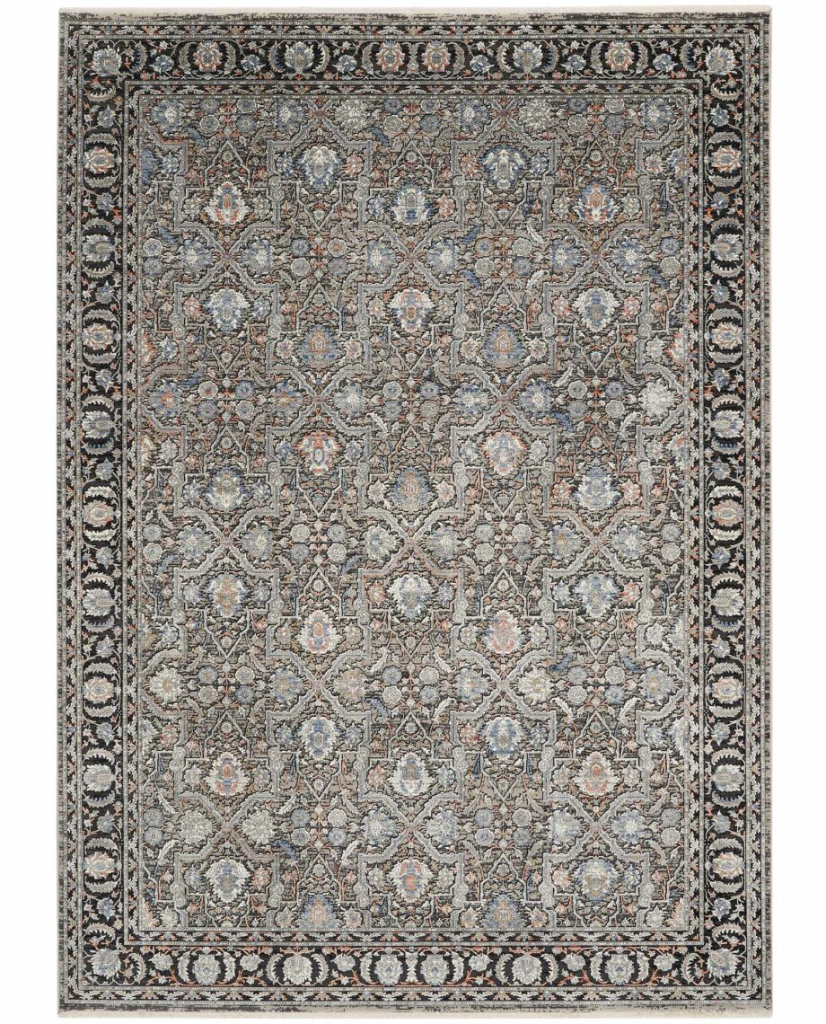 Nourison tapijt Starry Nights STN10 GRYNV GREY NAVY 5x7 099446797285