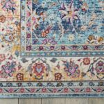 Nourison tapijt Vintage Kashan VKA01 BLUE 5x7 099446454997 CR01