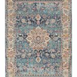 Nourison tapijt Vintage Kashan VKA01 BLUE 5x7 099446454997 MAIN