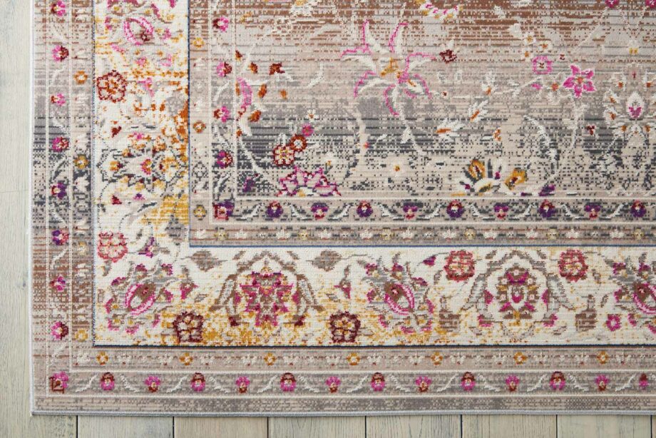 Nourison tapijt Vintage Kashan VKA01 GREY 5x7 099446455116 CR01