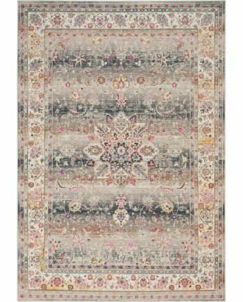 Nourison tapijt Vintage Kashan VKA01 GREY 5x7 099446455116 MAIN