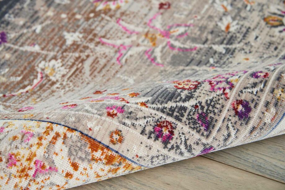 Nourison tapijt Vintage Kashan VKA01 GREY 5x7 099446455116 TX01