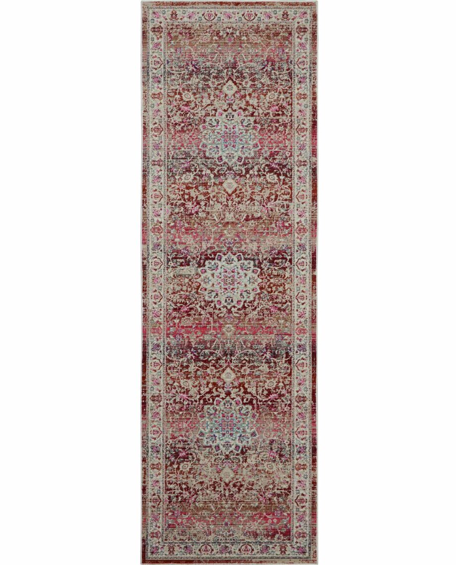 Nourison tapijt Vintage Kashan VKA01 RED 2x8 099446455260 C